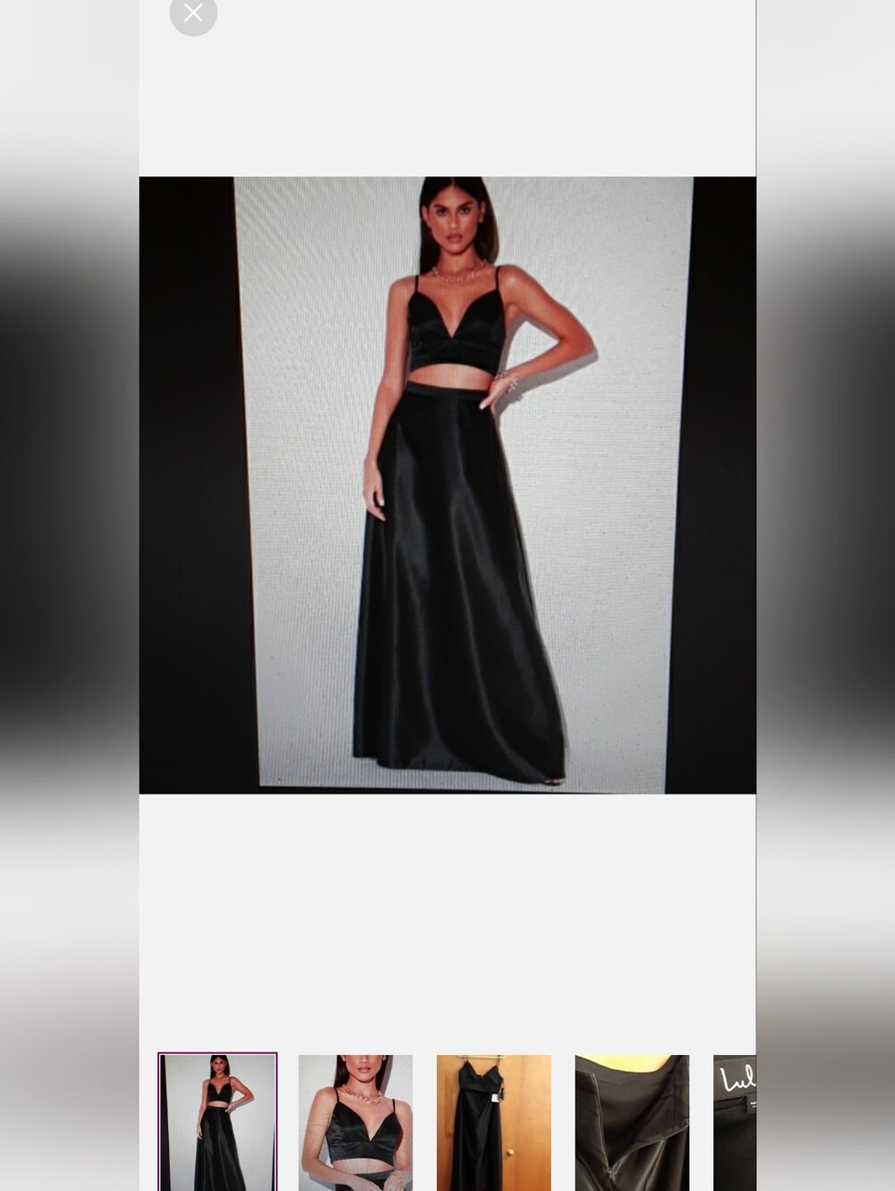 COPY - NWT Lulu's Two Piece Maxi Dress. Size Large